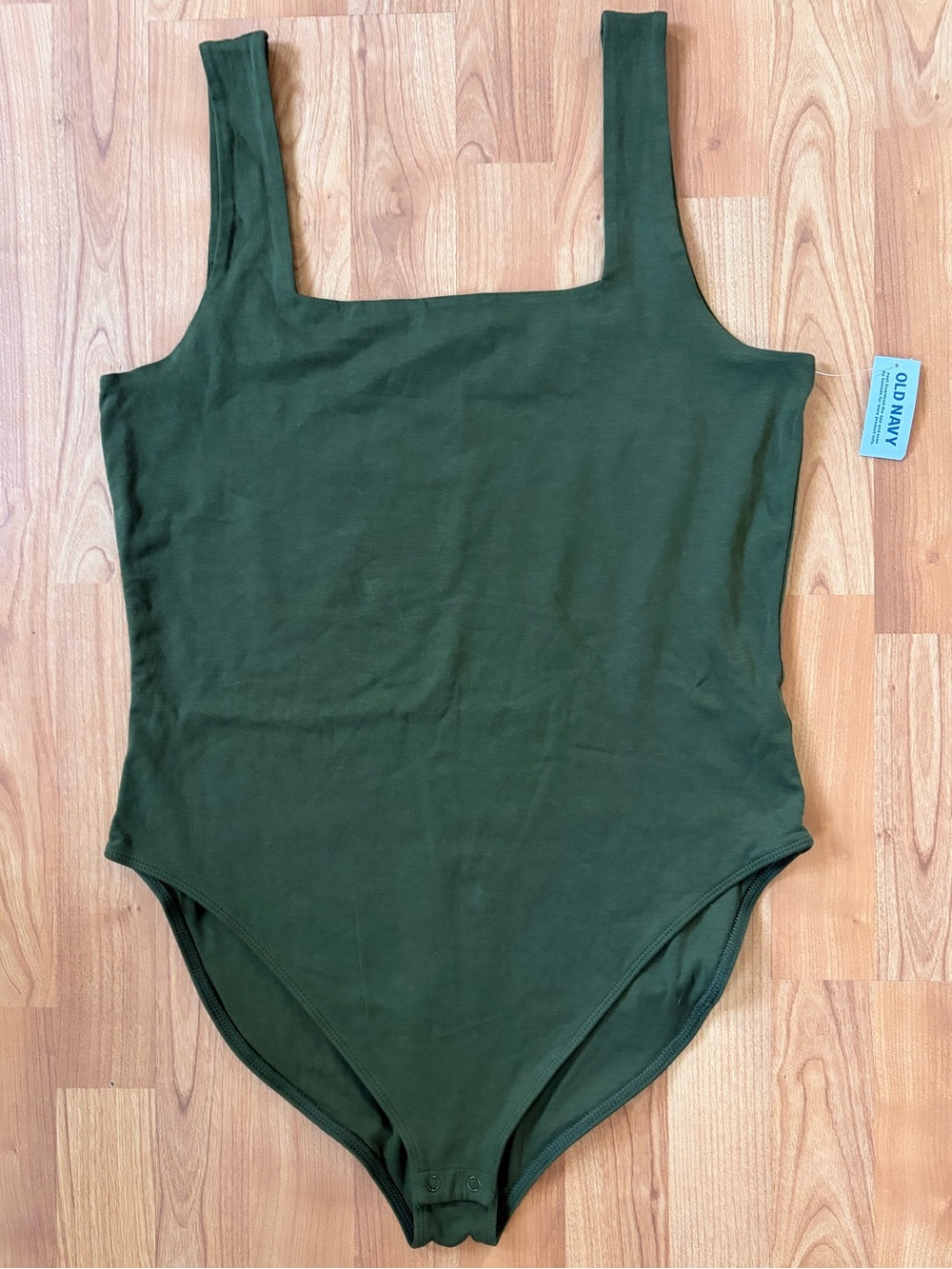 NWT Old Navy Olive Green Tank One-Piece Bodysuit XL